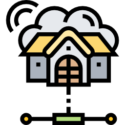 Cloud network icon