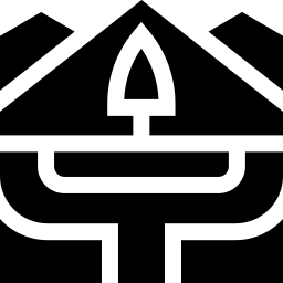 Watershed landform icon