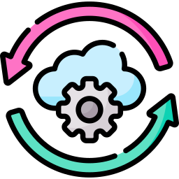 Cloud sync icon