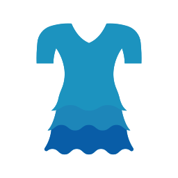 Summer dress icon