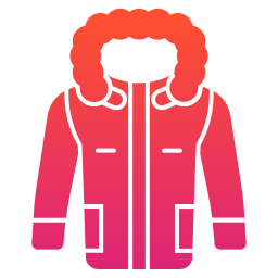 chaqueta de invierno icono