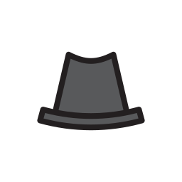 hoge hoed icoon