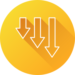 Down arrows icon