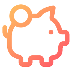 Piggy bank icon