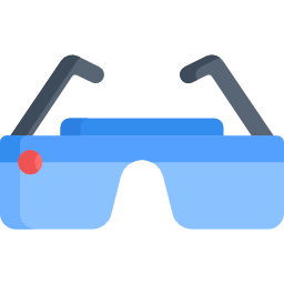 occhiali virtuali icona
