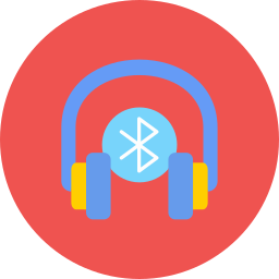 Bluetooth headphones icon