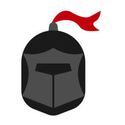 Knight helmet icon