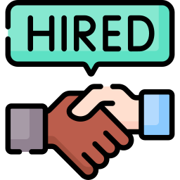 Hired icon