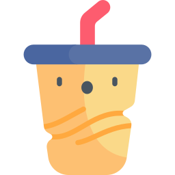 Plastic cup icon