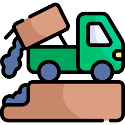 Dump truck icon