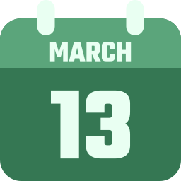 13 maart icoon