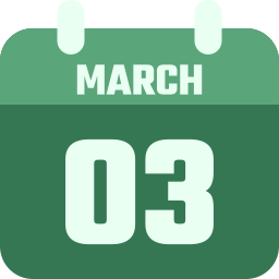 3 de marzo icono