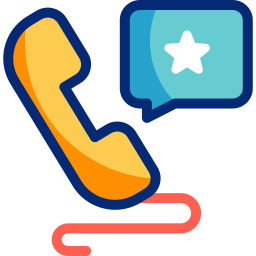 telefonische feedback icoon