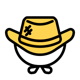 Фермерская шляпа иконка