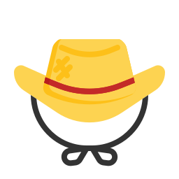 sombrero de granjero icono