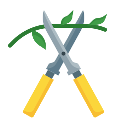 Pruning shears icon