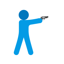 pistola icono