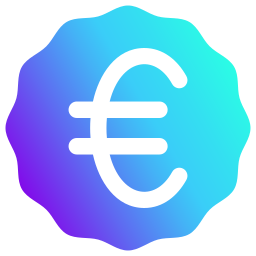 symbole de l'euro Icône