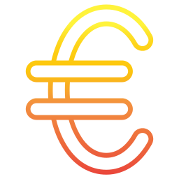 symbole de l'euro Icône