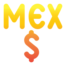 peso mexicain Icône