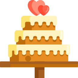 Wedding cake icon