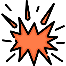 explosión icono