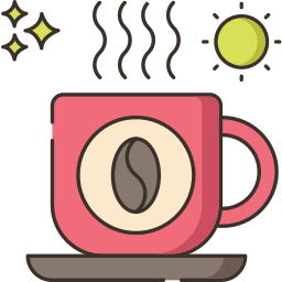 Morning coffee icon