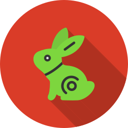 conejo de jade icono