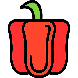 rote paprika icon