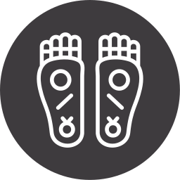 Buddhas footprint icon