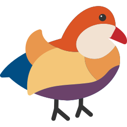 Mandarin duck icon