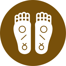 Buddhas footprint icon