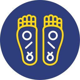 Buddhas footprint icon