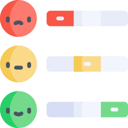 emojis de retroalimentación icono