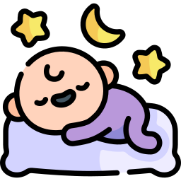 Baby sleep icon