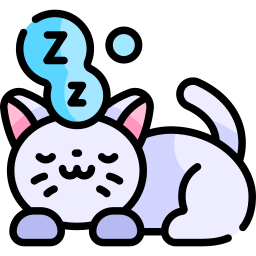 Cat sleep icon