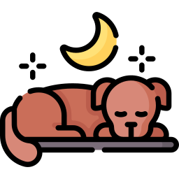 hond slaap icoon