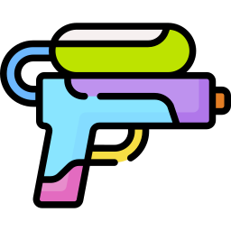 pistola de agua icono