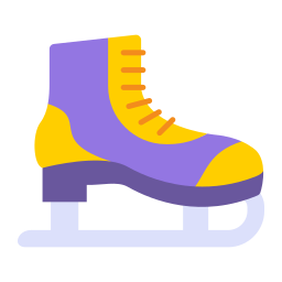 patin à glace Icône
