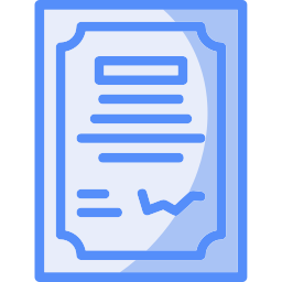 Contract sign icon