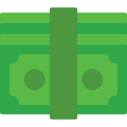 Dollar stack icon