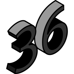 Thirty six icon