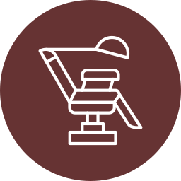 Medical chair icon
