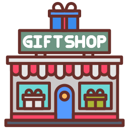 Gift shop icon