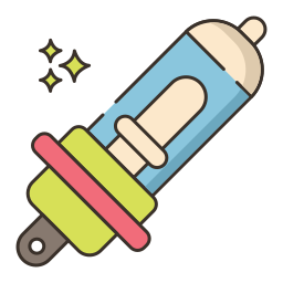 Halogen lamp icon