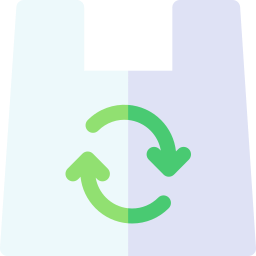 recycelbare tasche icon