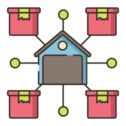 distribution Icône