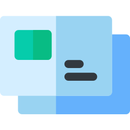Visiting card icon