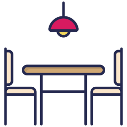 Dining table icon