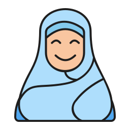 muslimische frau icon